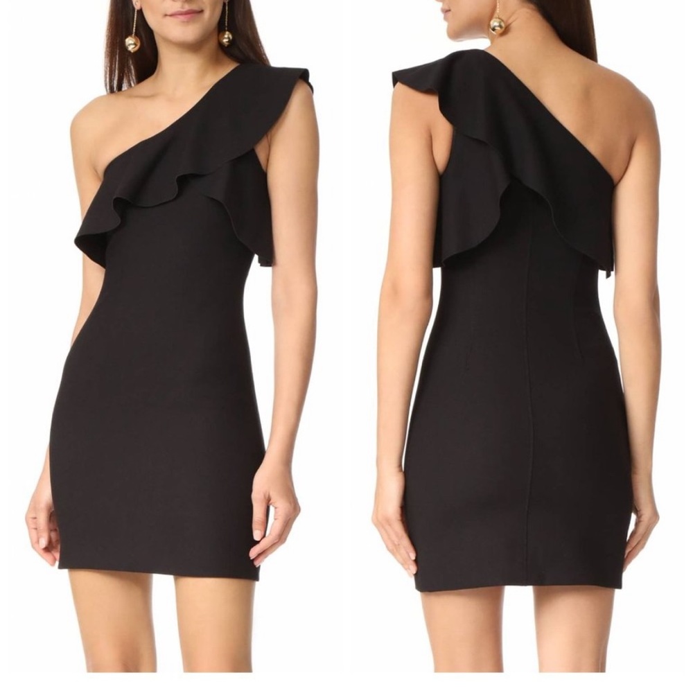 Elizabeth & James Jerard One Shoulder Mini Dress 4